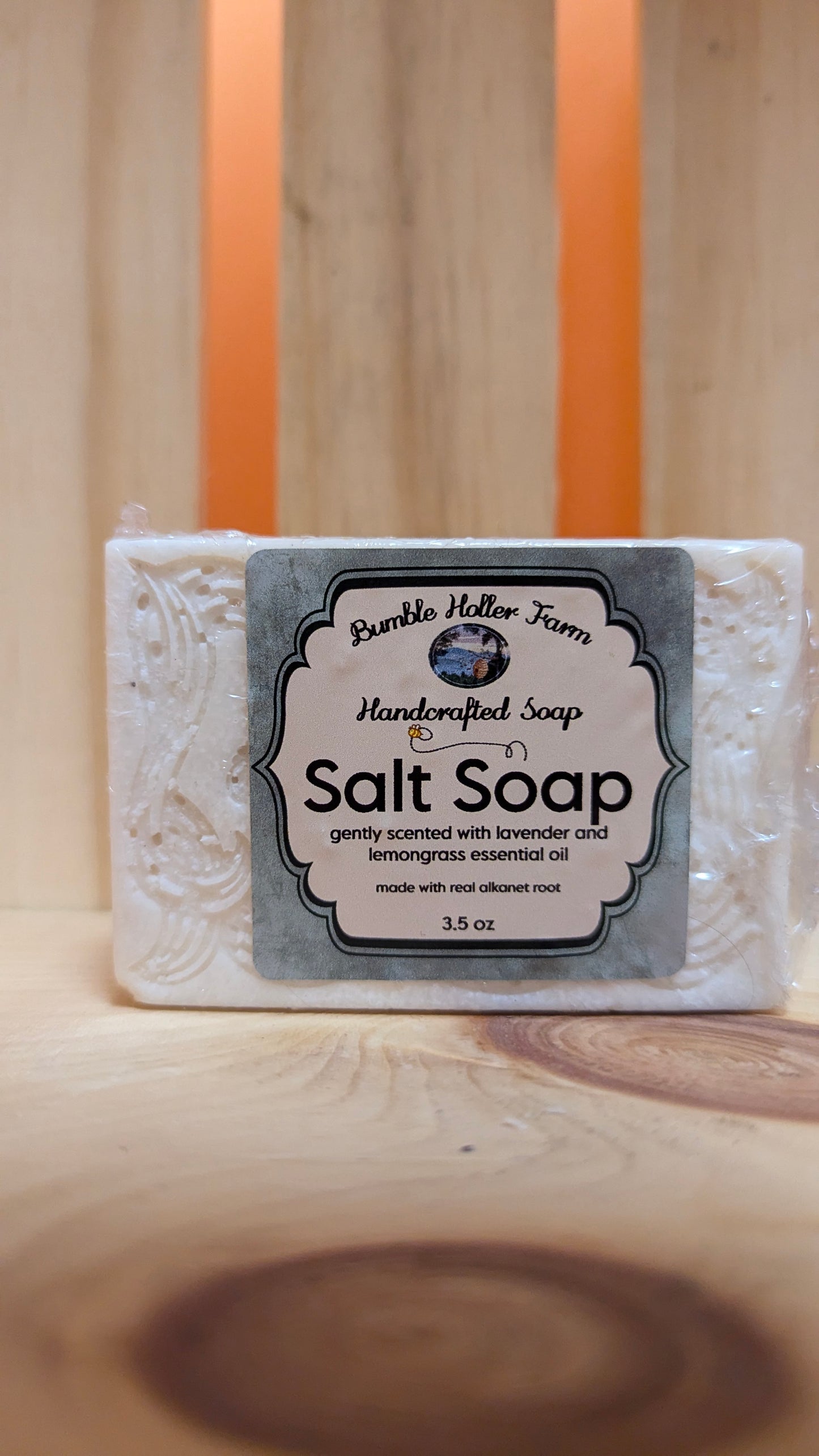 Lavender and Lemongrass Salt Soap - Handmade, All-Natural