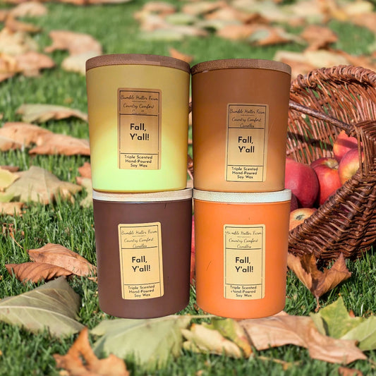 Fall, Y'all  Handmade Soy Candle | Handcrafted Wax Melts