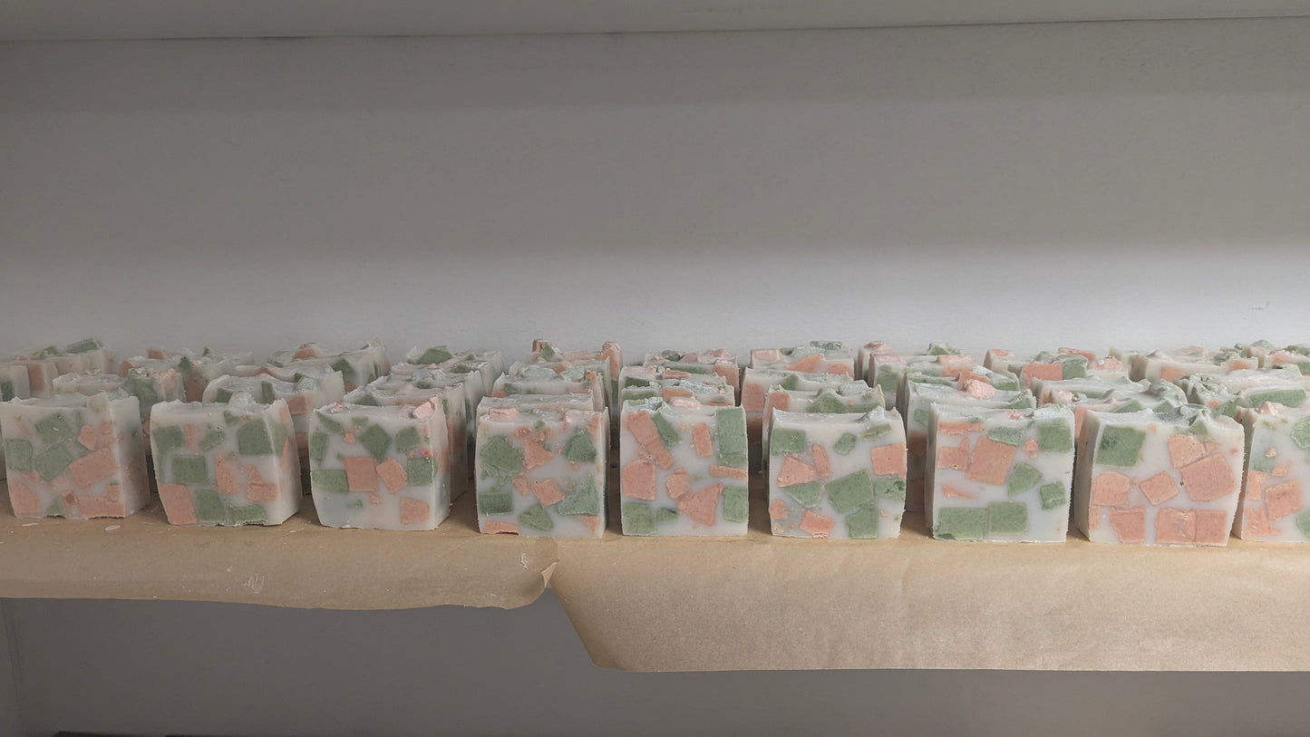 Peppermint and Pine coconut oil and lard soap