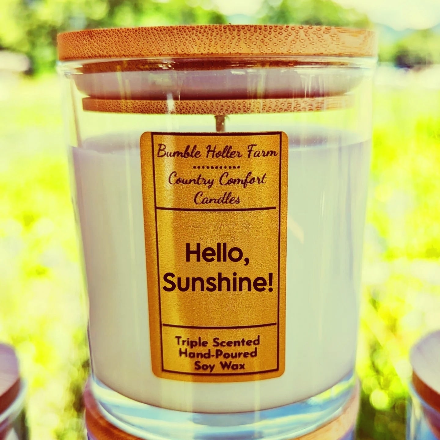 Hello, Sunshine! Handmade Soy Candle | Handcrafted Wax Melts