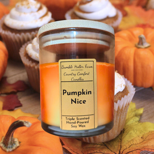 Pumpkin Nice Handmade Soy Candle | Handcrafted Wax Melts