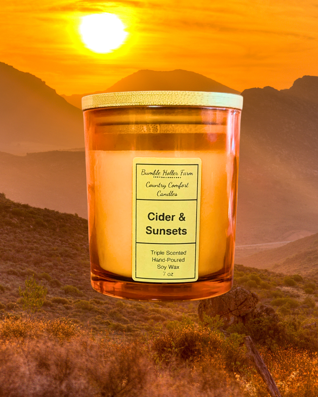 7oz Glass Candle Gift Set