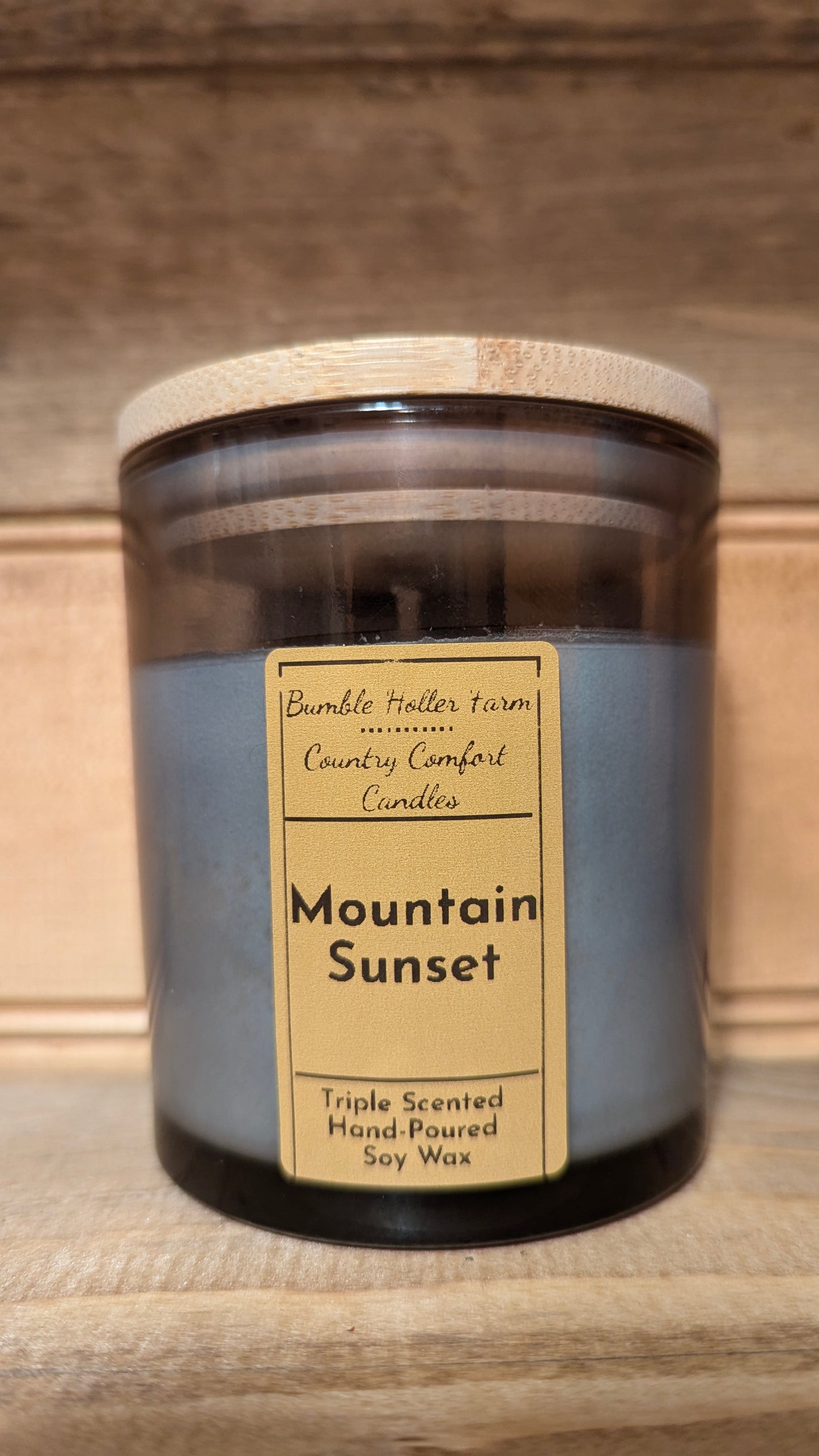 Mountain Sunset Handmade Soy Candle | Handcrafted Wax Melts