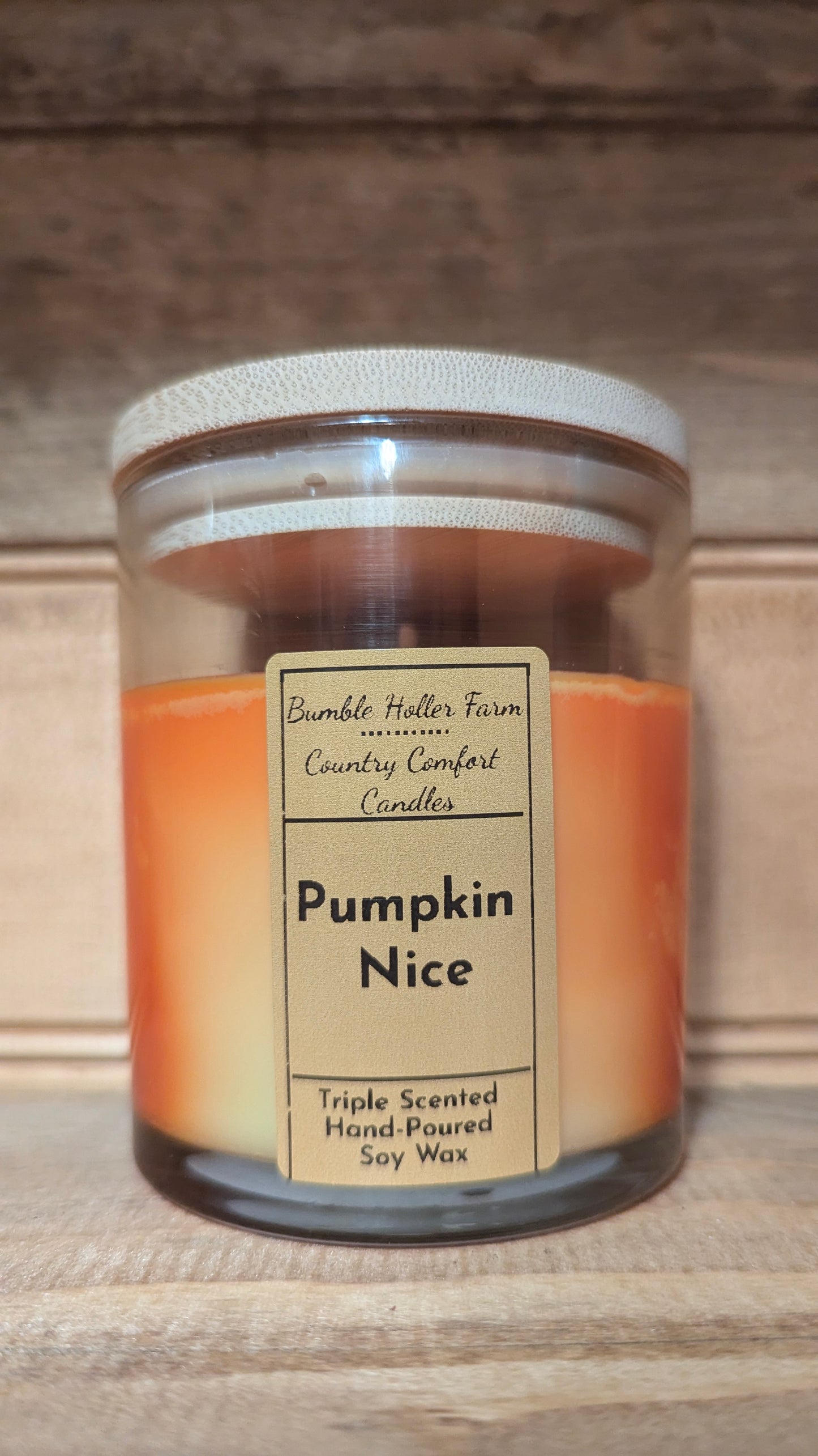 Pumpkin Nice (Seasonal) Handmade Soy Candle | Handcrafted Wax Melts