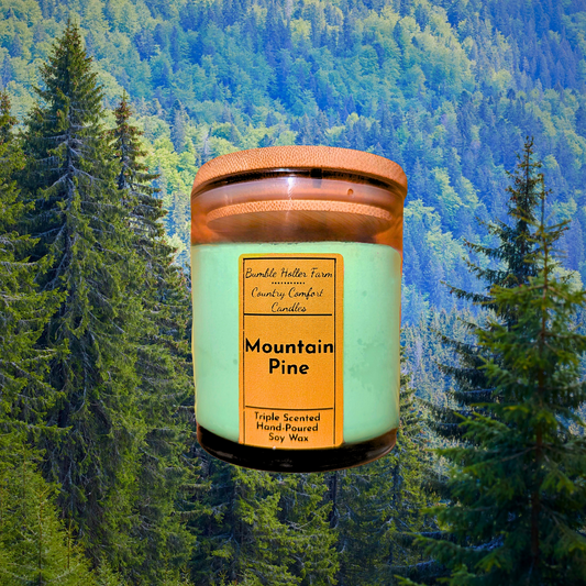 Mountain Pine Handmade Soy Candle | Handcrafted Wax Melts