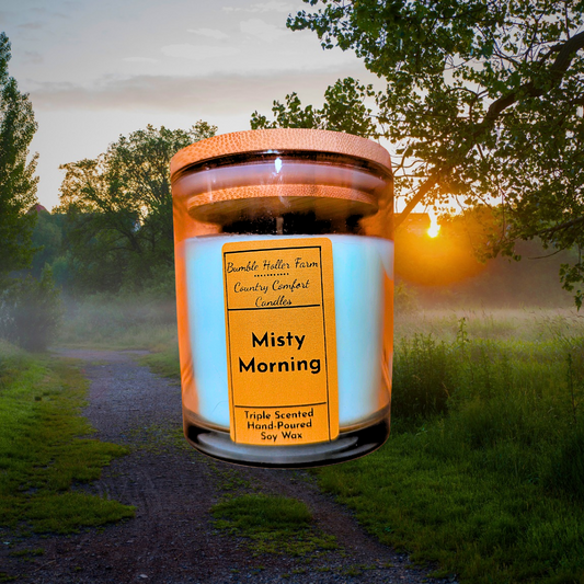 Misty Morning Handmade Soy Candle | Handcrafted Wax Melts