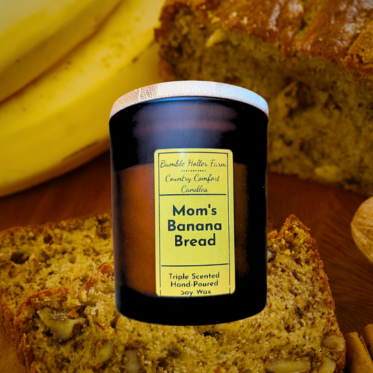 Mom's Banana Bread Handmade Soy Candle | Handcrafted Wax Melts