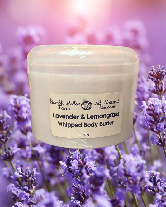 All-Natural Lavender and Lemongrass Body Butter