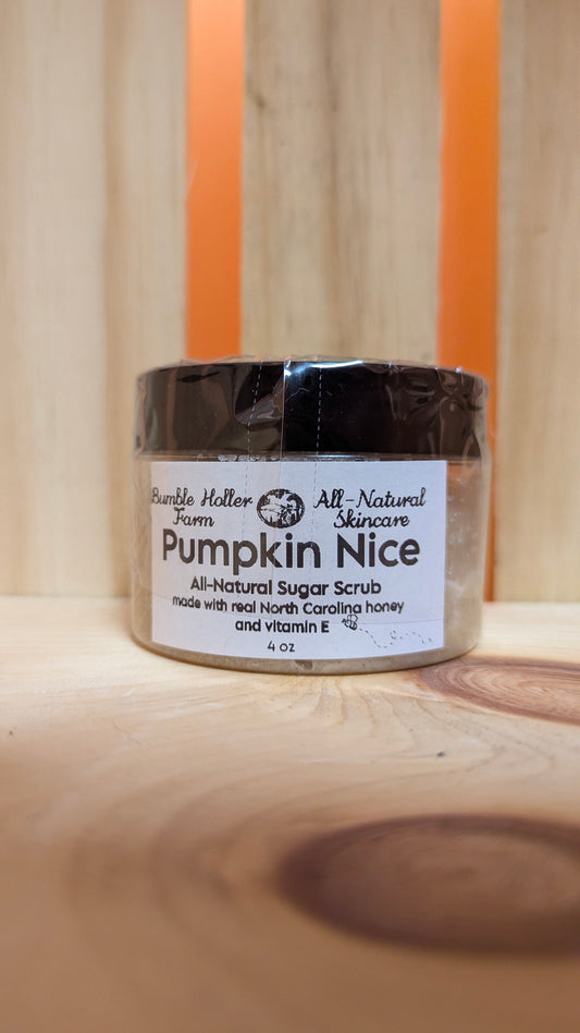 All- Natural Pumpkin Nice Sugar Scrub