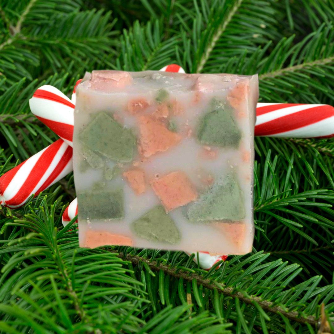 Peppermint and Pine coconut oil and lard soap